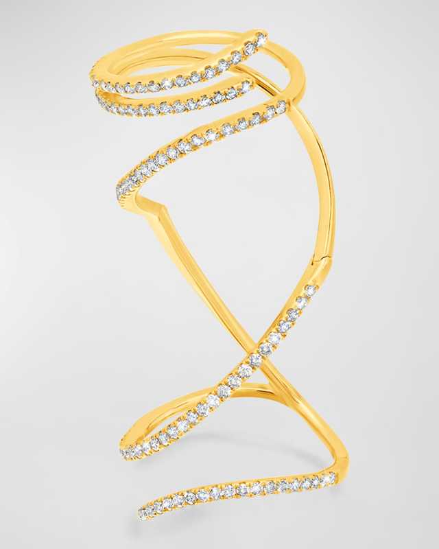 Mega Swirl Ring in 18K Yellow Gold